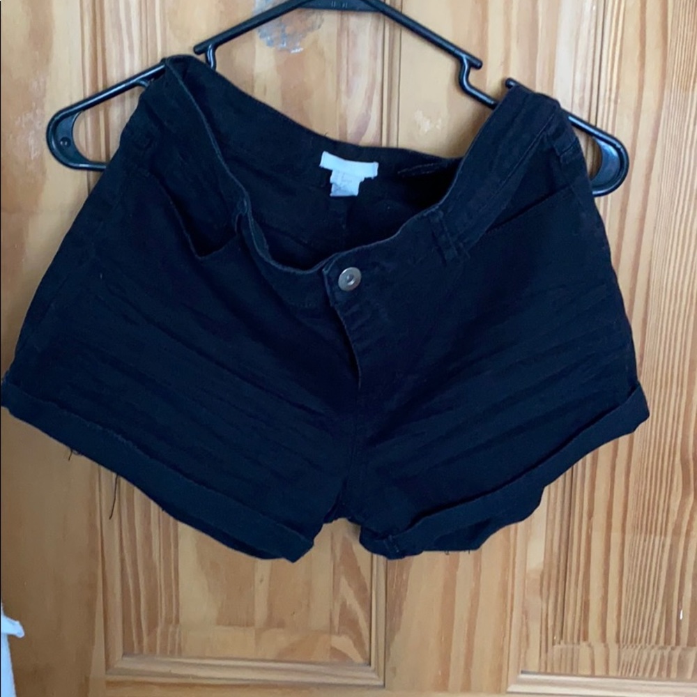 Black shorts